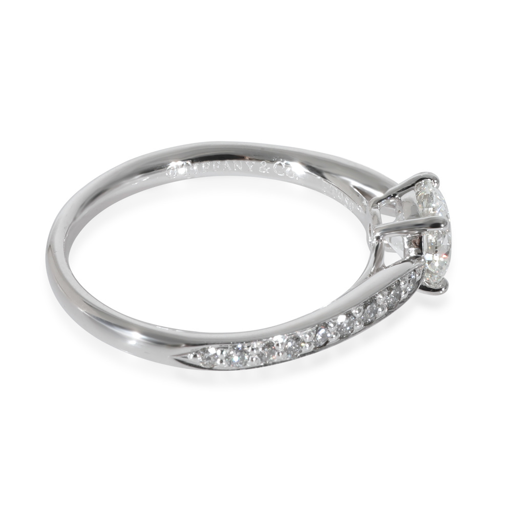 Tiffany & Co. Harmony Diamond Engagement Ring in Platinum G VS1 0.77 CT - Picture 4 of 5